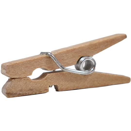 JAM Paper 7/8" Wood Clothespins